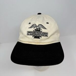 Vintage Sportsman American LaFrance Fire Truck/Eagle Classic Strap Back Hat Cap‎